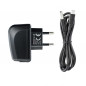 Travel Charger Micro USB Universal 1A Lite separate cable Black