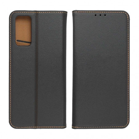 Smart PRO sur le Samsung Galaxy A12 FORCELL Couverture de portefeuille Noir