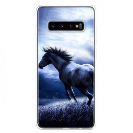 High quality soft silicone TPU cover for Samsung Galaxy S20 Ultra Blue Horse