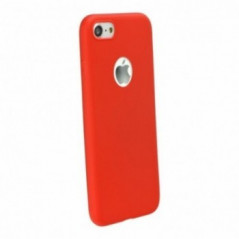 SOFT na Apple iPhone XS FORCELL Silikonový kryt, obal Červený