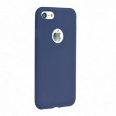 SOFT auf Apple iPhone 7 FORCELL Silikonhülle Blau