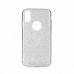 SHINING for Apple iPhone XS FORCELL cover TPU Silver