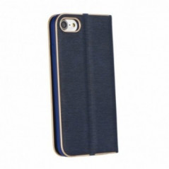 Luna Book sur le Apple iPhone 6 6S Étui portefeuille Bleu