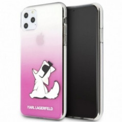Originálny obal for Apple iPhone 11 Pro Max KARL LAGERFELD cover TPU Pink