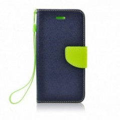 Fancy Book for Apple iPhone X Wallet case Blue