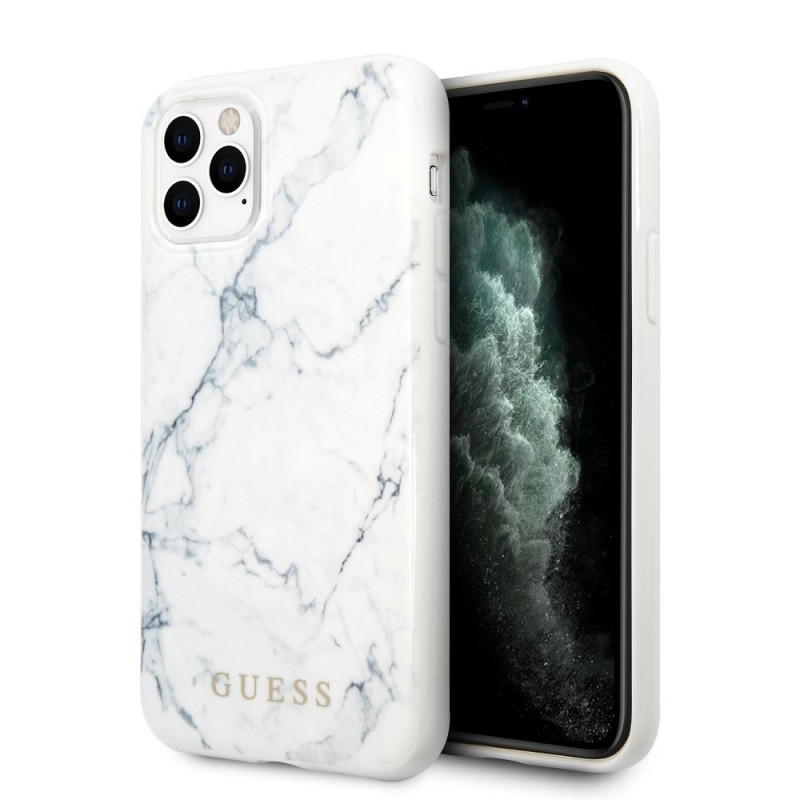 Originálny obal for Apple iPhone 11 Pro Max GUESS cover TPU White