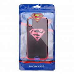 Superman Luxury Chrome for Apple iPhone XS DC Silicone cover Multicolour