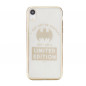 Batman Girl Luxury sur le Apple iPhone XS DC Couverture de silicone Or