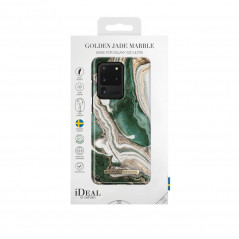 Golden Jade Marble na Samsung Galaxy S20 Ultra iDeal of Sweden kryt, obal TPU Vícebarevný