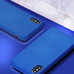 Silicone Lite auf Apple iPhone 11 Pro Max FORCELL Silikonhülle Blau