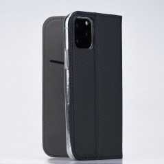 Smart Case Book for Apple iPhone X Book Cover with Flip Black