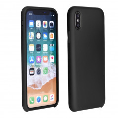 Forcell Silicone na Apple iPhone XS FORCELL Silikónový kryt Čierny