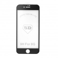 5D Full Glue sur le Apple iPhone 7 Verre trempé Noir