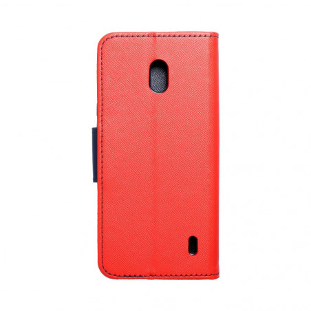 Fancy Book na Nokia 2.2 Peňaženkový obal Červený