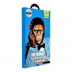 5D Mr. Monkey Glass 9H na Apple iPhone XS Max Ochranné sklo Černý