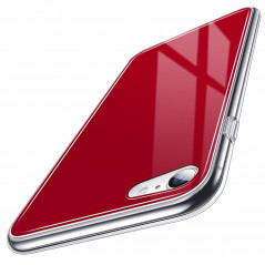 Ice Shield auf Apple iPhone 7 ESR Abdeckung TPU Rot
