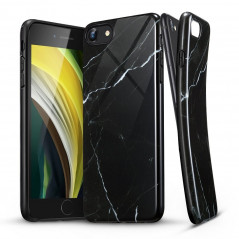 Marble auf Apple iPhone 7 ESR Abdeckung TPU Schwarz