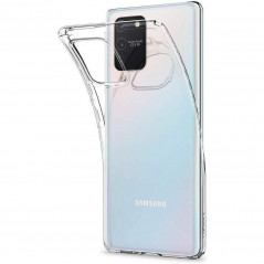 Liquid Crystal na Samsung Galaxy S10 Lite SPIGEN kryt TPU Průhledný