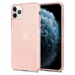 Liquid Crystal na Apple iPhone 11 Pro SPIGEN kryt TPU Ružový
