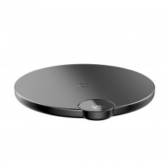 Digtal LED Display Wireless Charger Black