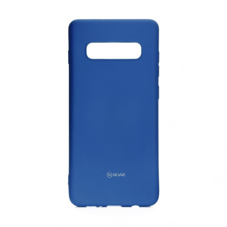 Colorful Jelly Case na Samsung Galaxy S10 Roar kryt TPU Modrý