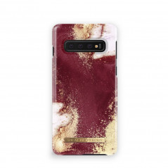 Burgundy Marble for Samsung Galaxy S10 iDeal of Sweden Cover Gold