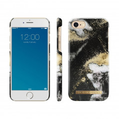 Carrara Gold na Apple iPhone 7 iDeal of Sweden Obal Čierny