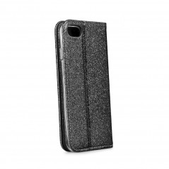 SHINING Book for Samsung Galaxy A42 5G FORCELL Wallet case Black
