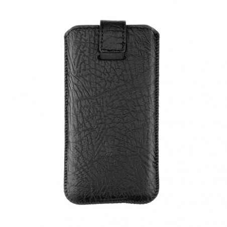 Slim Kora 2 for Samsung Galaxy A51 FORCELL Case of 100% natural leather Black