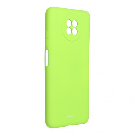 Colorful Jelly Case na XIAOMI Redmi Note 9 Roar kryt TPU Zelený