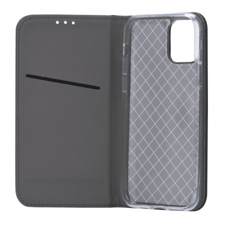 Smart Case Book na LG K52 Peňaženkový obal Čierny