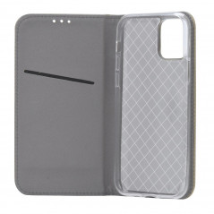 Smart Case Book na LG K52 Peňaženkový obal Zlatý