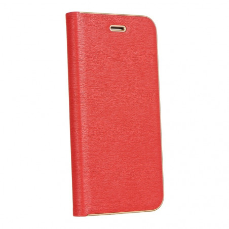 LUNA Book Gold for XIAOMI Mi 10T FORCELL Wallet case Red