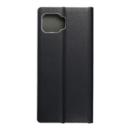 LUNA Carbon na Motorola Moto G 5G Plus FORCELL Peňaženkový obal Čierny