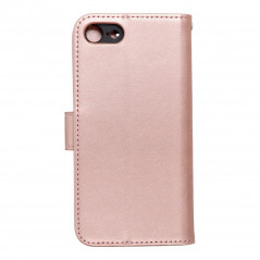 MEZZO Book na Apple iPhone 7 FORCELL Peňaženkový obal Růžový