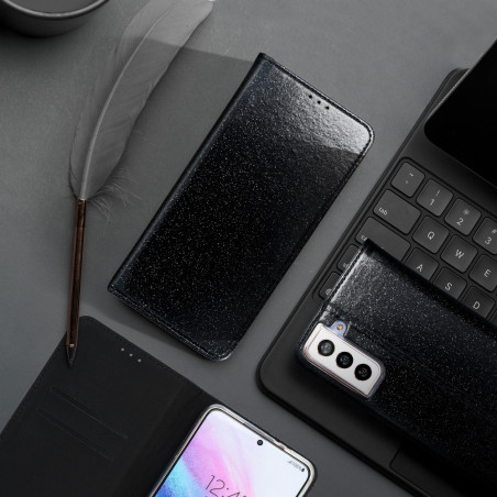 SHINING Book na Samsung Galaxy Xcover 5 FORCELL Peňaženkový obal Čierny