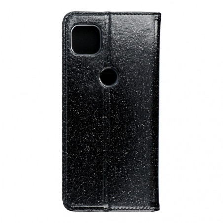 SHINING Book na Motorola Moto G 5G FORCELL Peňaženkový obal Čierny