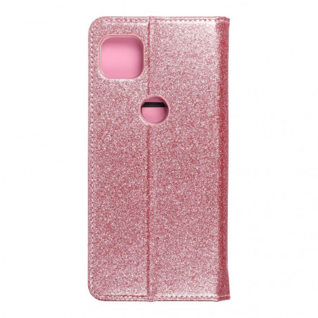 SHINING Book na Motorola Moto G 5G FORCELL Peňaženkový obal Ružový