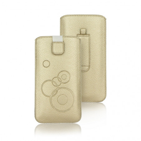 Deko Case na Apple iPhone 7 Plus FORCELL Nasúvacie púzdro Zlatý