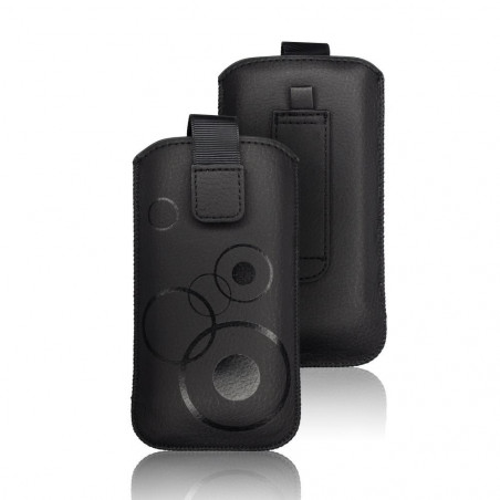 Deko Case for Huawei P30 FORCELL Sliding cover Black