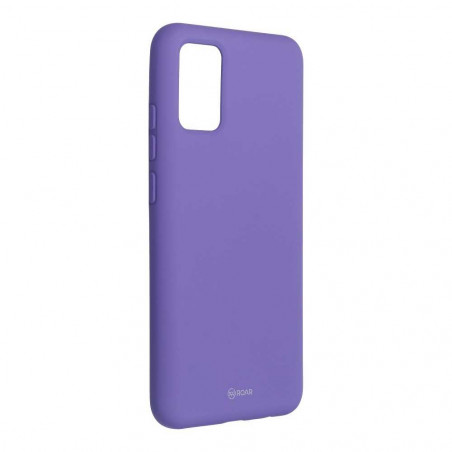 Colorful Jelly Case na Samsung Galaxy A02s Roar kryt TPU Fialový
