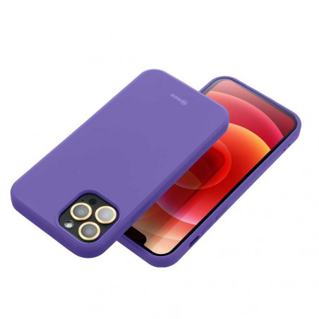 Colorful Jelly Case na Samsung Galaxy A02s Roar kryt TPU Fialový