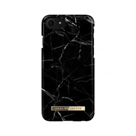 Marble case Fashion na Apple iPhone 8 iDeal of Sweden kryt TPU Černý