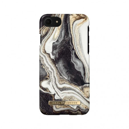 Golden Ash Marble case Fashion na Apple iPhone SE 2020 iDeal of Sweden kryt TPU Vícebarevný