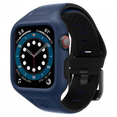 Liquid Air for APPLE WATCH 4 / 5 / 6 / SE na Apple Watch (44 mm) SPIGEN kryt TPU Modrý