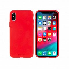 Silicone case na Apple iPhone XR MERCURY Silikónový kryt Červený