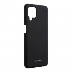 Silicone case for Samsung Galaxy A12 MERCURY Silicone cover Black