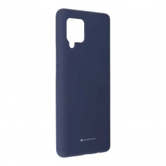 Silicone case na Samsung Galaxy A42 5G MERCURY Silikónový kryt Modrý