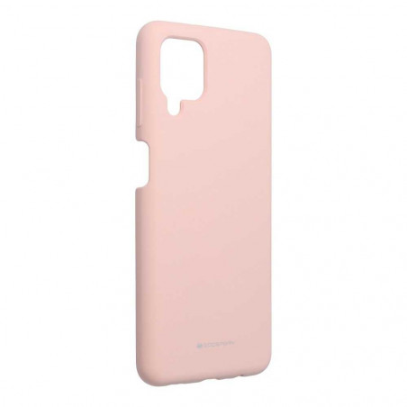 Silicone case for Samsung Galaxy A12 MERCURY Silicone cover Pink