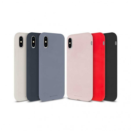 Silicone case for Samsung Galaxy A52 5G MERCURY Silicone cover Red